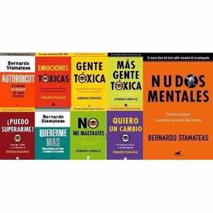 Colección 9 Libros Bernardo Stamateas - Autoayuda