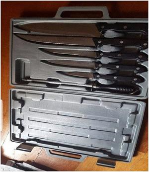 Set de 5 cuchillos de cocina en estuche “Koch Messer”