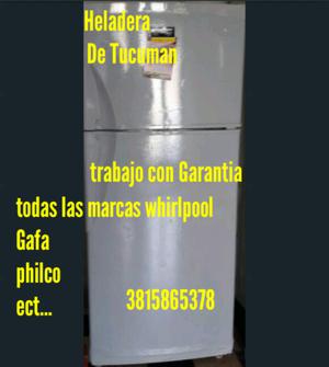 Técnico matriculado en heladeras