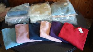 VENDO LOTE COMPLETO DE 76 SWEATERS DE BREMER, EXCELENTE