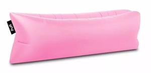 Vendo puff inflable rosa
