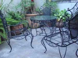 sillones de jardin de hierro