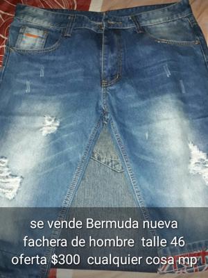 Bermuda jeans NUEVA HOMBRE