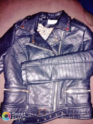 Campera cuerina sin uso!