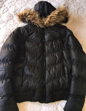 Campera mujer capucha con peluche