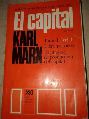 El Capital Tomo I Volumen 1- Marx, Karl - Perfecto