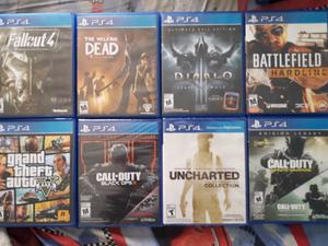 Juegos ps4 cambio o vendo