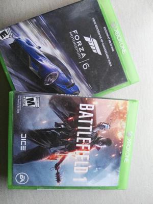 Juegos xbox one Battlefield 1 + Forza 6