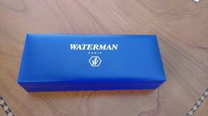 Lapicera Waterman azul metálico