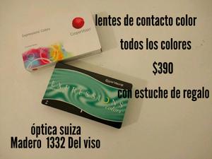 Lentes de contacto de color