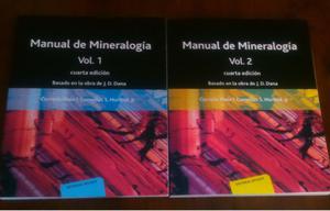 Manual de Mineralogía 1 y 2