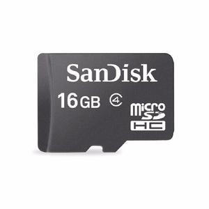 Memoria Micro Sd 16gb Sandisk Con Adaptador Sd Celulares