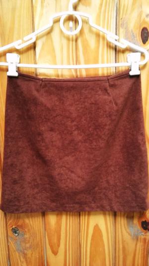 Pollera de plush T36