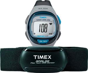 Reloj Timex T5k738 Pulsometro Caloria Lap Intervalo Graficos