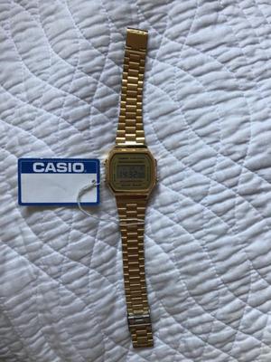 Reloj casio vintage dorado