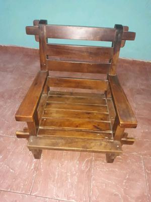 Sillones de algarrobo