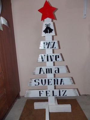 Árbol de navidad de madera