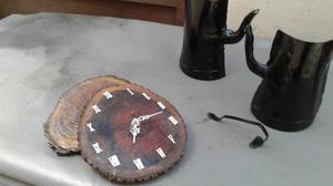 relojes de maderas