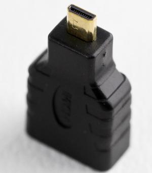 Adaptador Cable Micro Hdmi Oro Camara Led Celu Table 1°