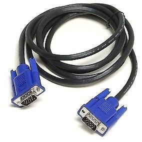 Cable Vga A Vga Macho Doble Filtro 3 Metros Proyector Lcd Pc