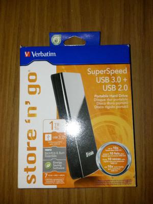 Disco Rígido Externo Verbatim 1TB Store 'n 'Go USB 3.0