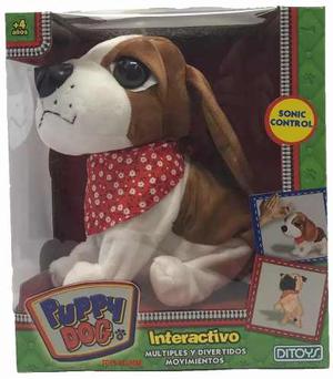 Mascota Puppy Dog Interactivo Ladra Gruñe Orig Ditoys Once