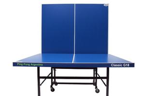 Mesa De Ping Pong Profesional Plegable Modelo Classic G18