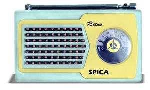 Radio Spica Retro Vintage Am/fm De Bolsillo Sp555 Nuevas
