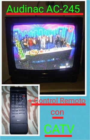 Vendo TV AUDINAC 20" + Control Remoto.