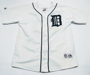 Casaca De Baseball De Detroit Tigers Majestic Talle Niño