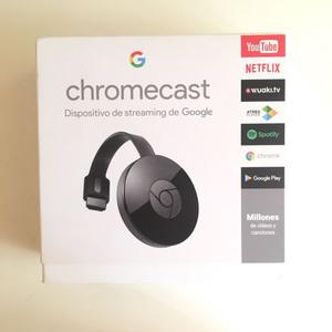 Chromecast segunda generación nuevo sin abrir