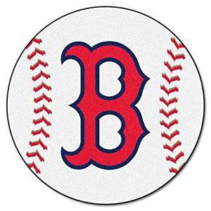 Fanmats Mlb Boston Red Sox De Nylon De La Cara Del Béisbol