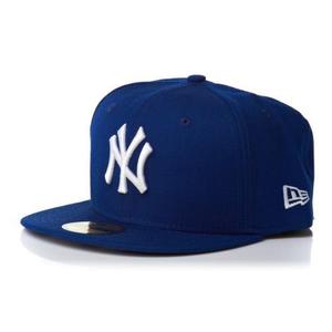 Gorra York Yankees Cap 59fifty Mlb Negro Básica Azul, 7 1/4