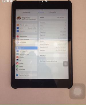 iPad mini 2 retina, 128gb, $,Smart Cover y estuche de