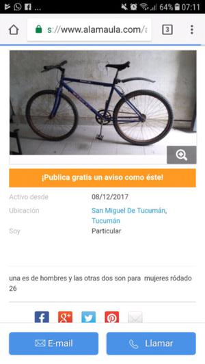 oportunidad bicicleta $790