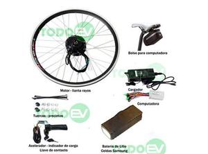 Kit Completo Bicicleta Electrica Ebike, Listo Para Usar