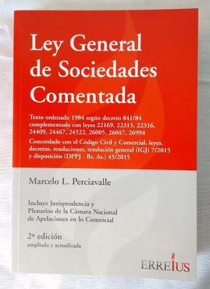 Perciavalle, Marcelo - Ley General De Sociedades Comentada