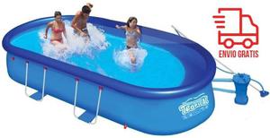 Pileta Tipo Pelopincho Inflable Oval Sol Max x205x80cm