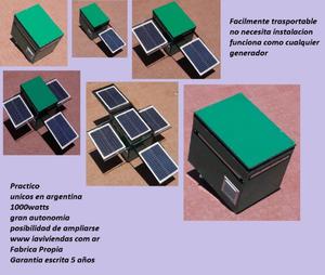kit solar cubo solucion sin instalacion  watts