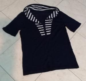 BLUSA AZUL MARINO MARINERA TALLE M