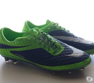 Botines Nike Hypervenom verdes (poco uso)