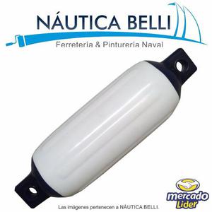 Defensa Nautica Inflable Mediana 19x50cm Barco Lancha Velero