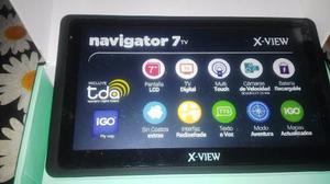 Gps X-view 7 + Tv Tda Con Accesorios Y En Caja
