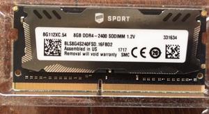 MEMORIA PARA LAPTOP BALLISTIX SPORT LT 8GB DDR4