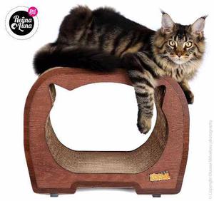 Mueble Rascador Túnel Medium Para Gatos - Diversión Y