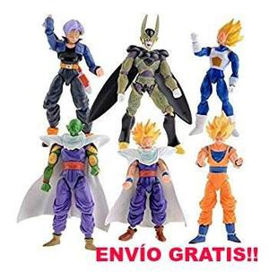 Muñecos Dragon Ball Z Pack X10 C/luz Importado Oferta!