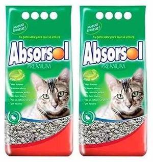 Piedras Sanitarias Absorsol 48 Kg Gatos Envíos Gratis