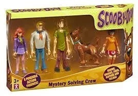 Scooby Doo Set X5 Muñecos Articulados Original Intek Once