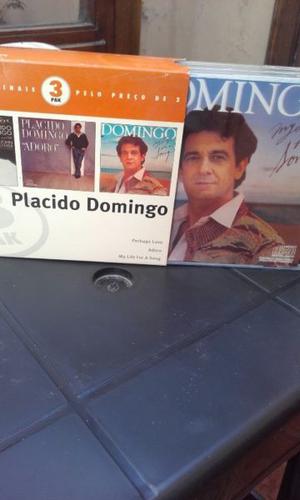 tres cds Plácido Domingo