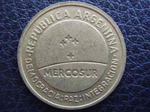 Argentina - Moneda De 50 Centavos Mercosur,  - Muy Bueno